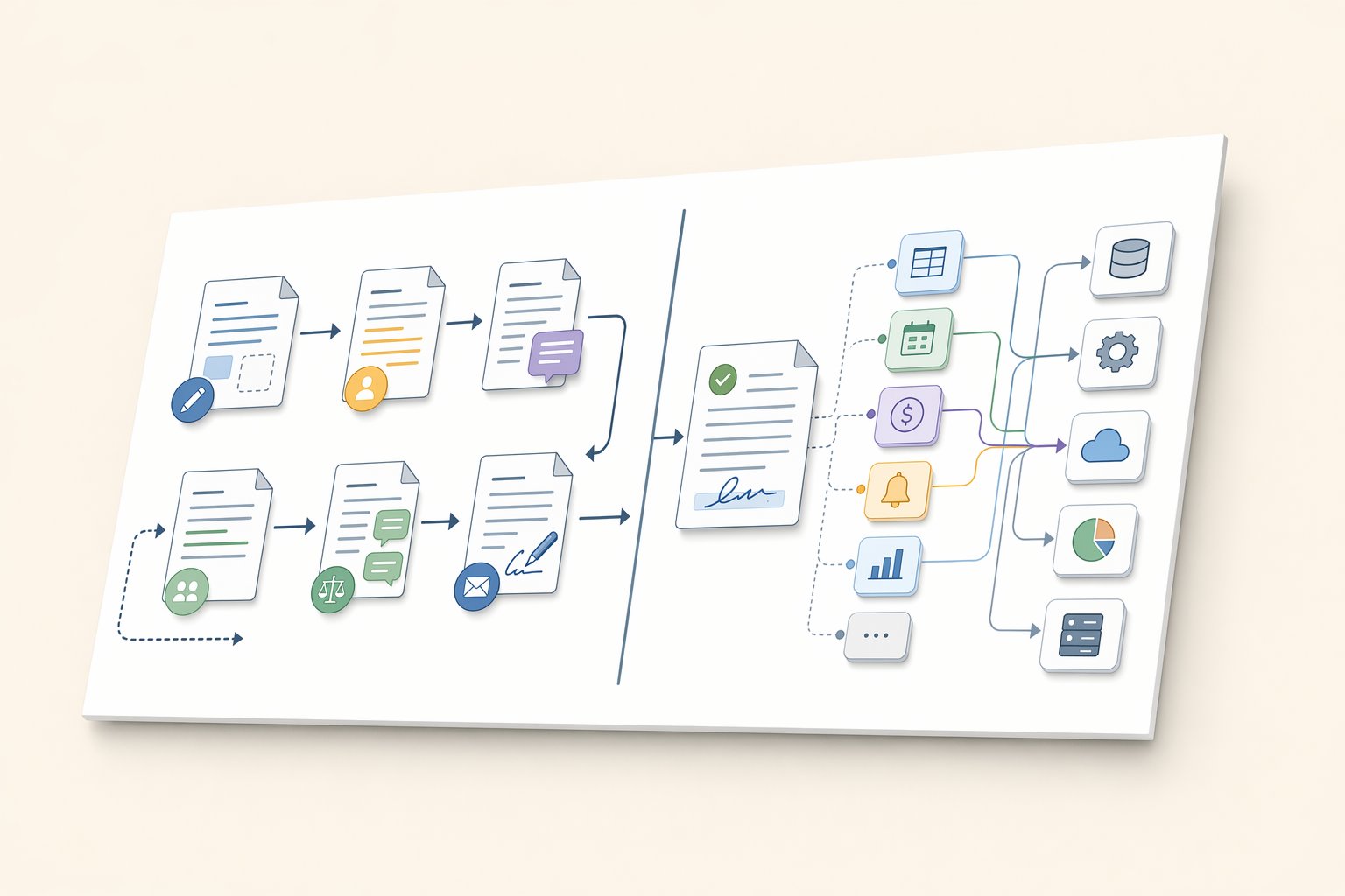 Illustration for: Post-Signature Intelligence vs. Full Contract Lifecycle Management