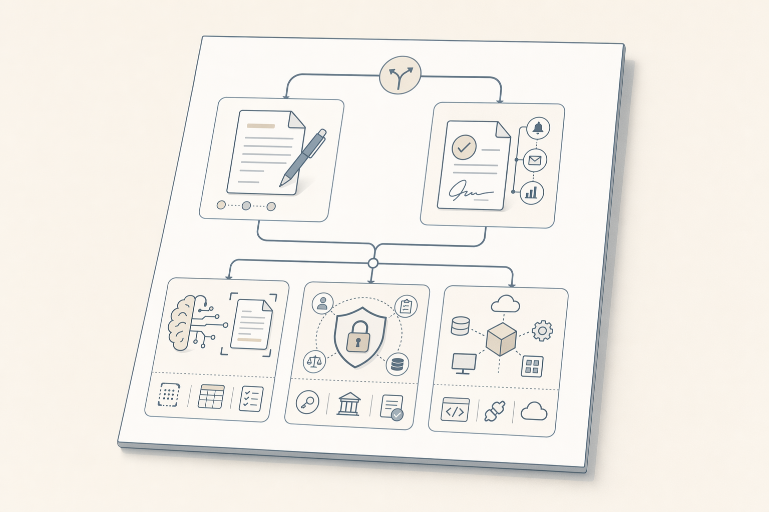 Illustration for: Criteria for Evaluating Vendor Contract Tracking Platforms