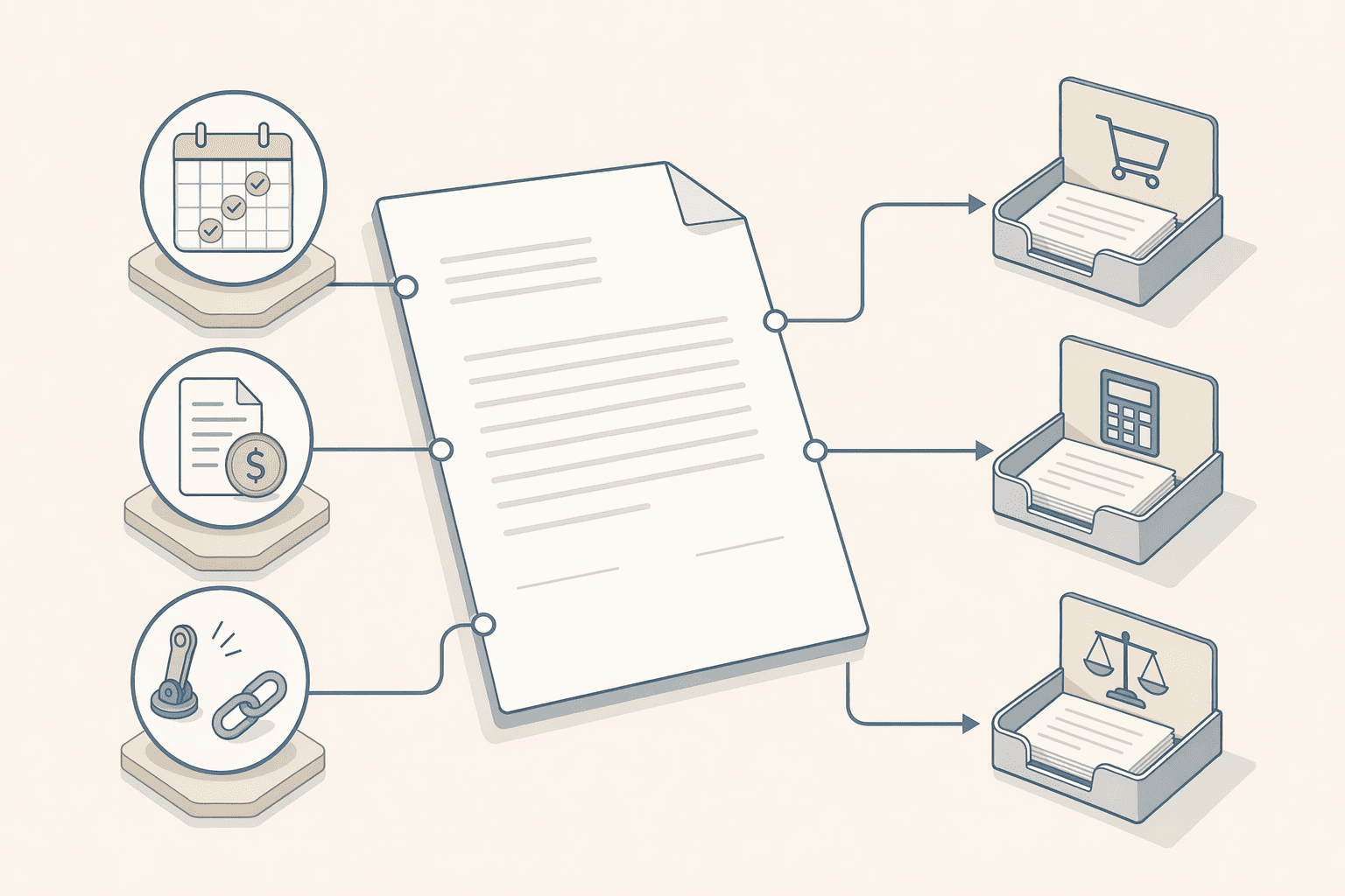 Illustration for: Critical Contract Dates and Terms to Track Automatically