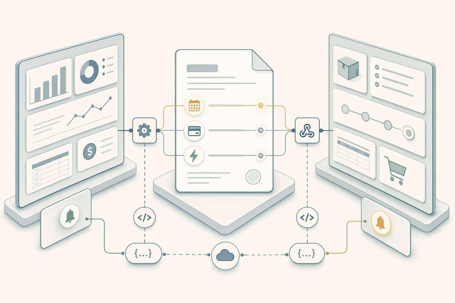 Illustration for: Enterprise Integration: Syncing Alerts with Finance and Procurement Systems