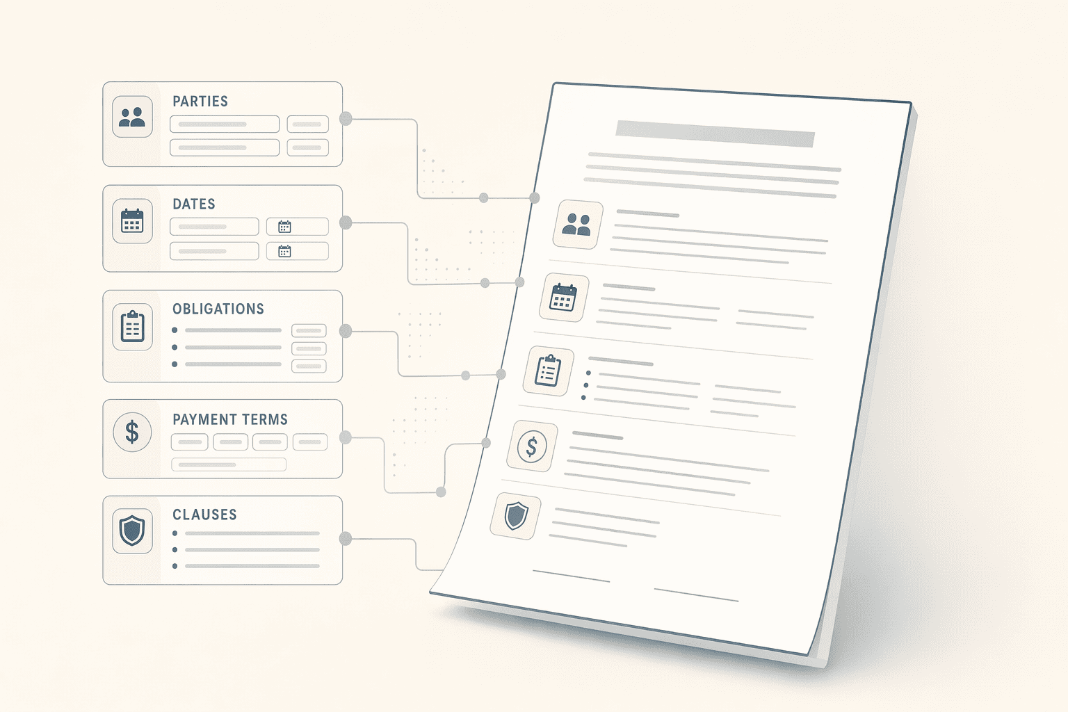 Illustration for: What Is Contract-to-Data Extraction Software?