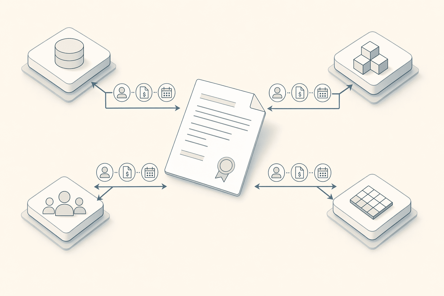 Illustration for: Integration Requirements: Connecting Contracts to Your Finance Stack
