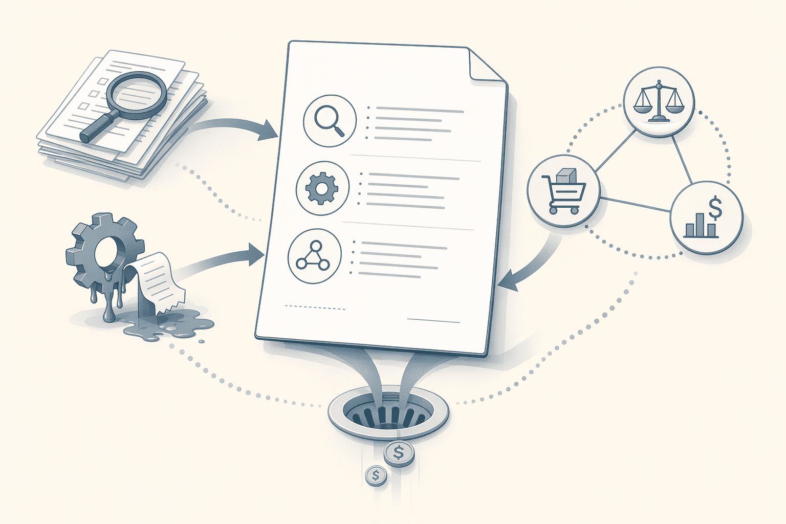 Illustration for: Understanding Contract Management Cost Drivers in Enterprise Operations