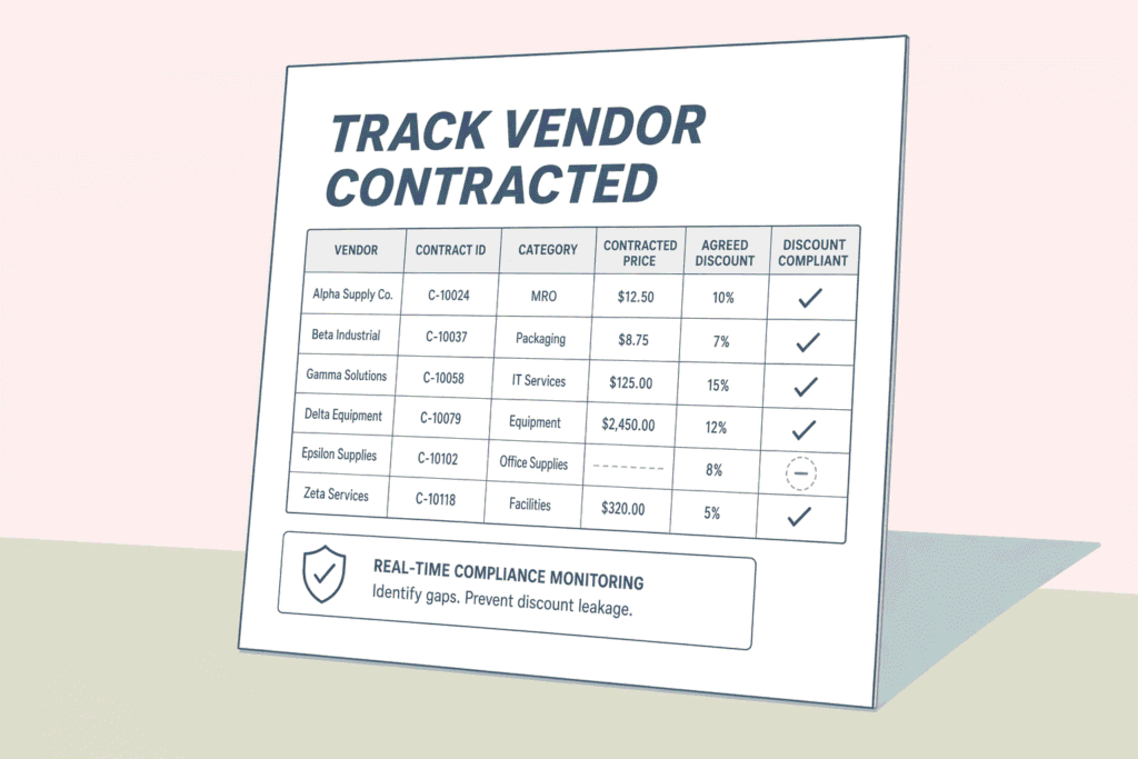 Hero banner Track Vendor Contracted