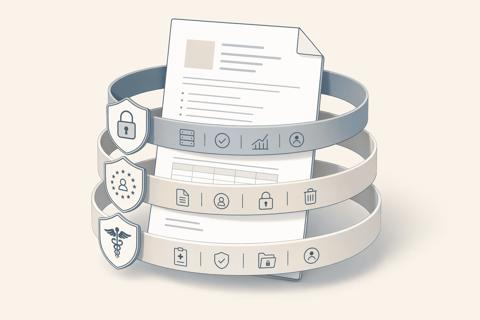 Illustration for: Security and Compliance Architecture for Enterprise Contract Data
