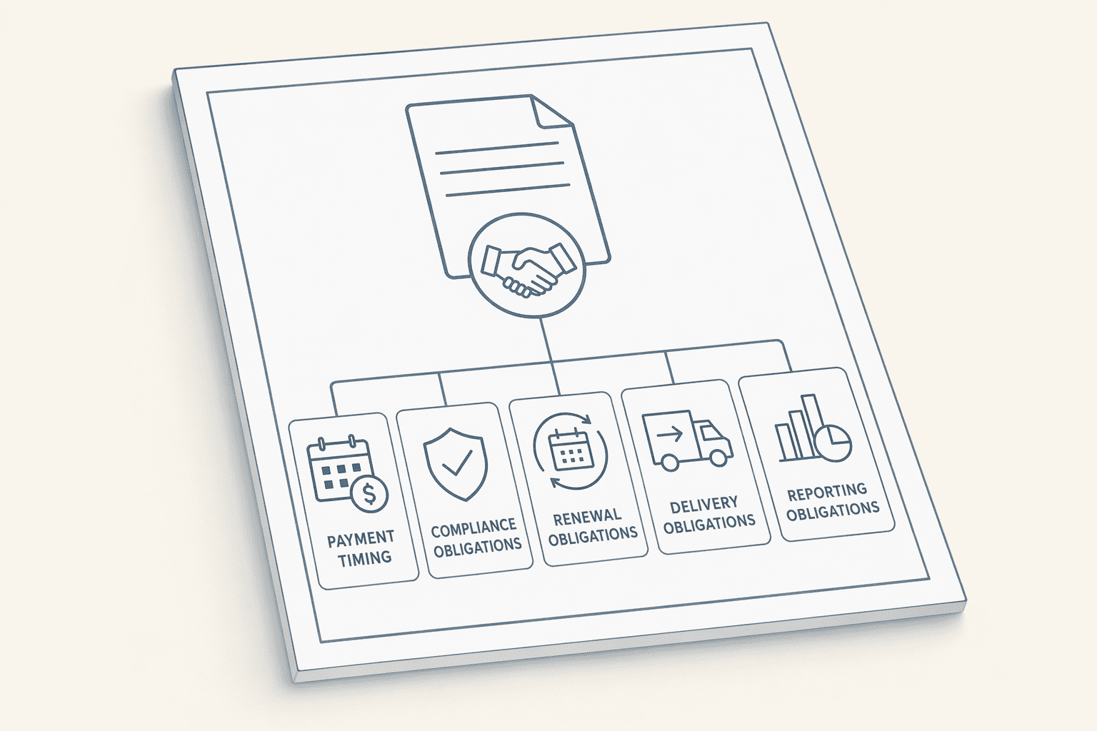 Illustration for: The 5 Types of Obligations Finance Teams Must Track