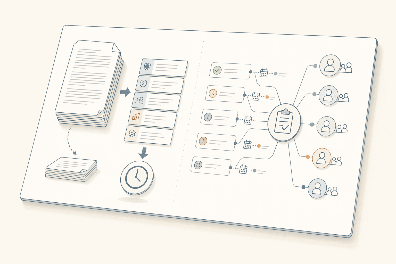 Illustration for: Core Capabilities: Legal Workload Reduction vs. Compliance Monitoring