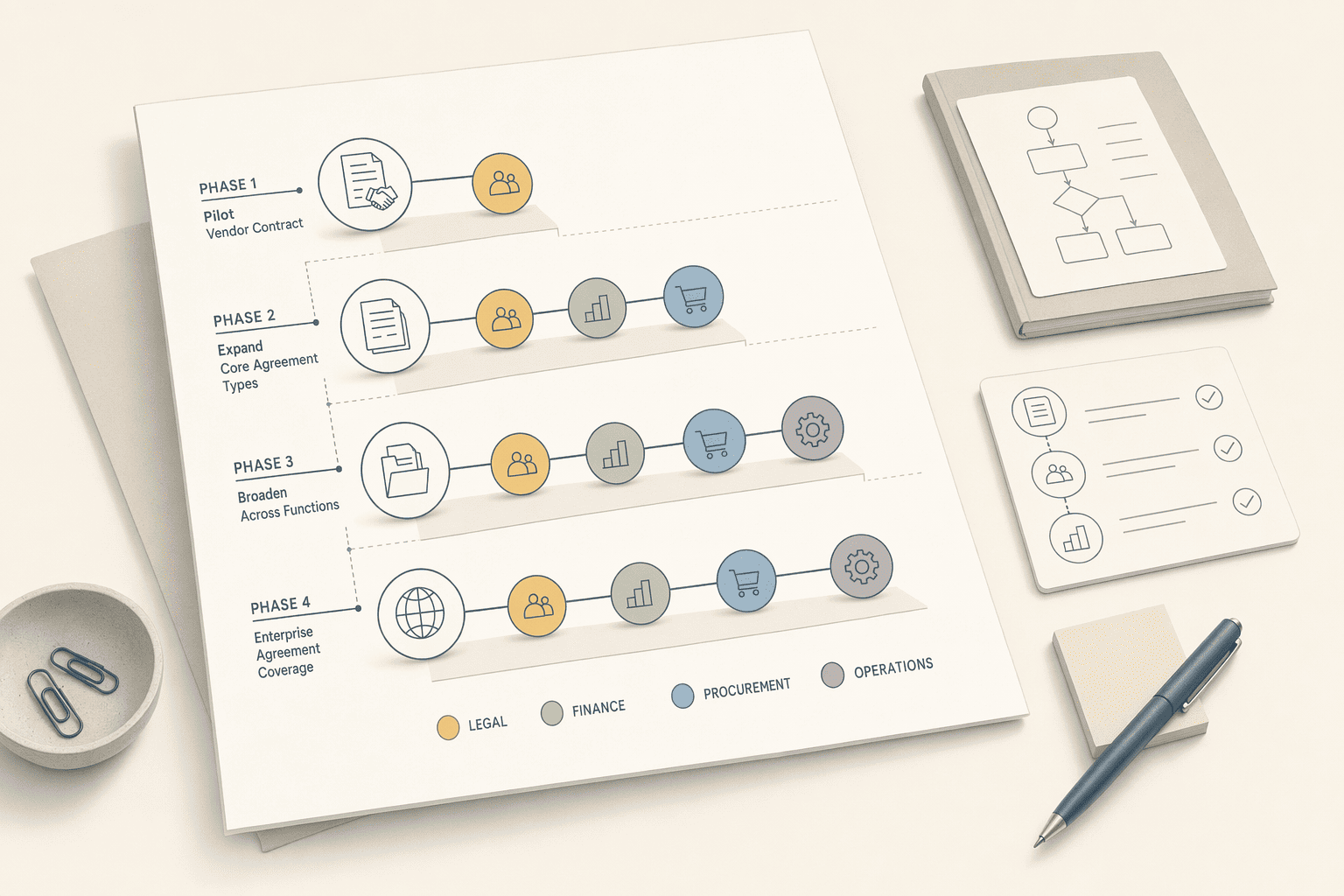 Illustration for: Implementation Considerations for Cross-Departmental Compliance