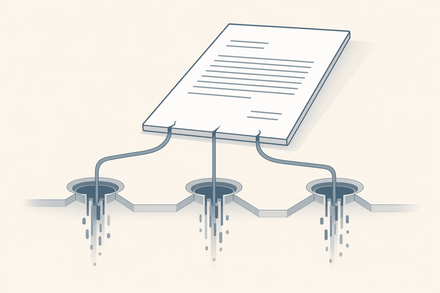 Illustration for: Why Traditional Contract Management Bleeds Enterprise Budgets