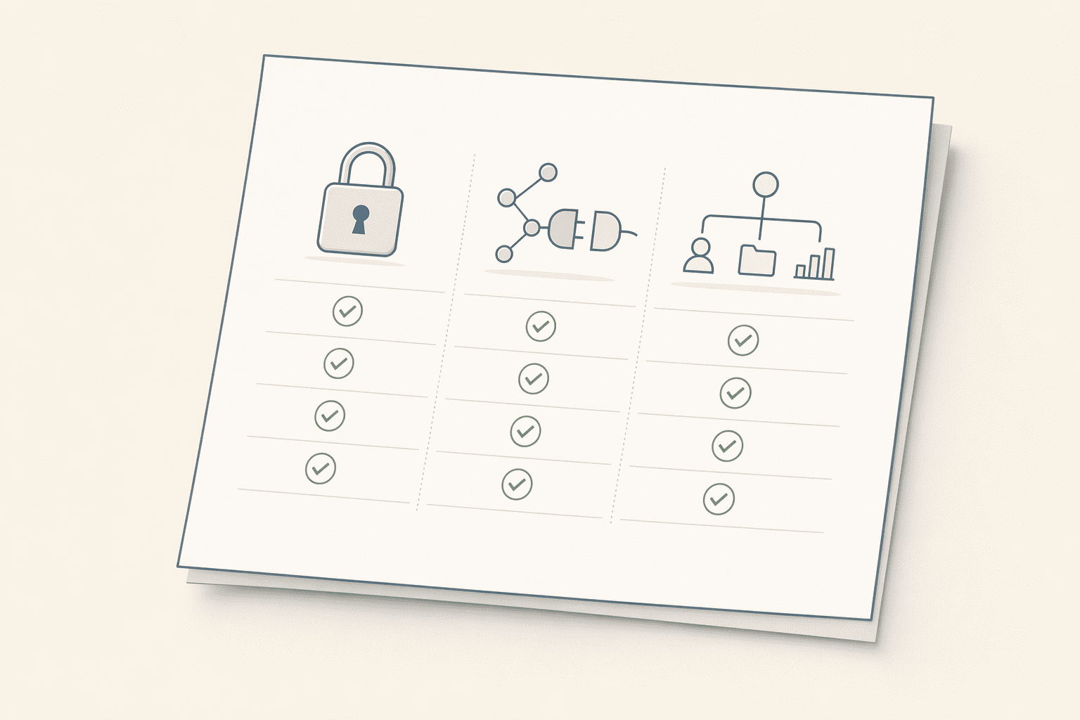 Illustration for: Evaluating Vendors: Key Criteria for Finance and Legal Teams