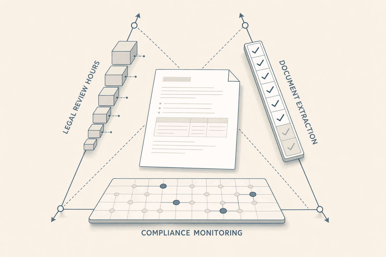 Illustration for: Decision Framework: Evaluating CLM Platforms for Departmental Workload Reduction