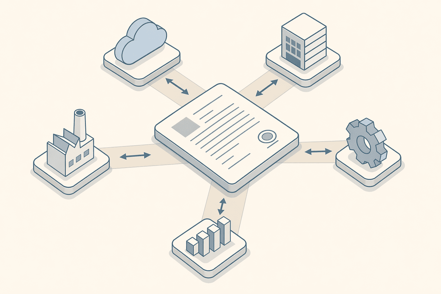 Illustration for: Integration Requirements: Connecting CLM to Enterprise Systems