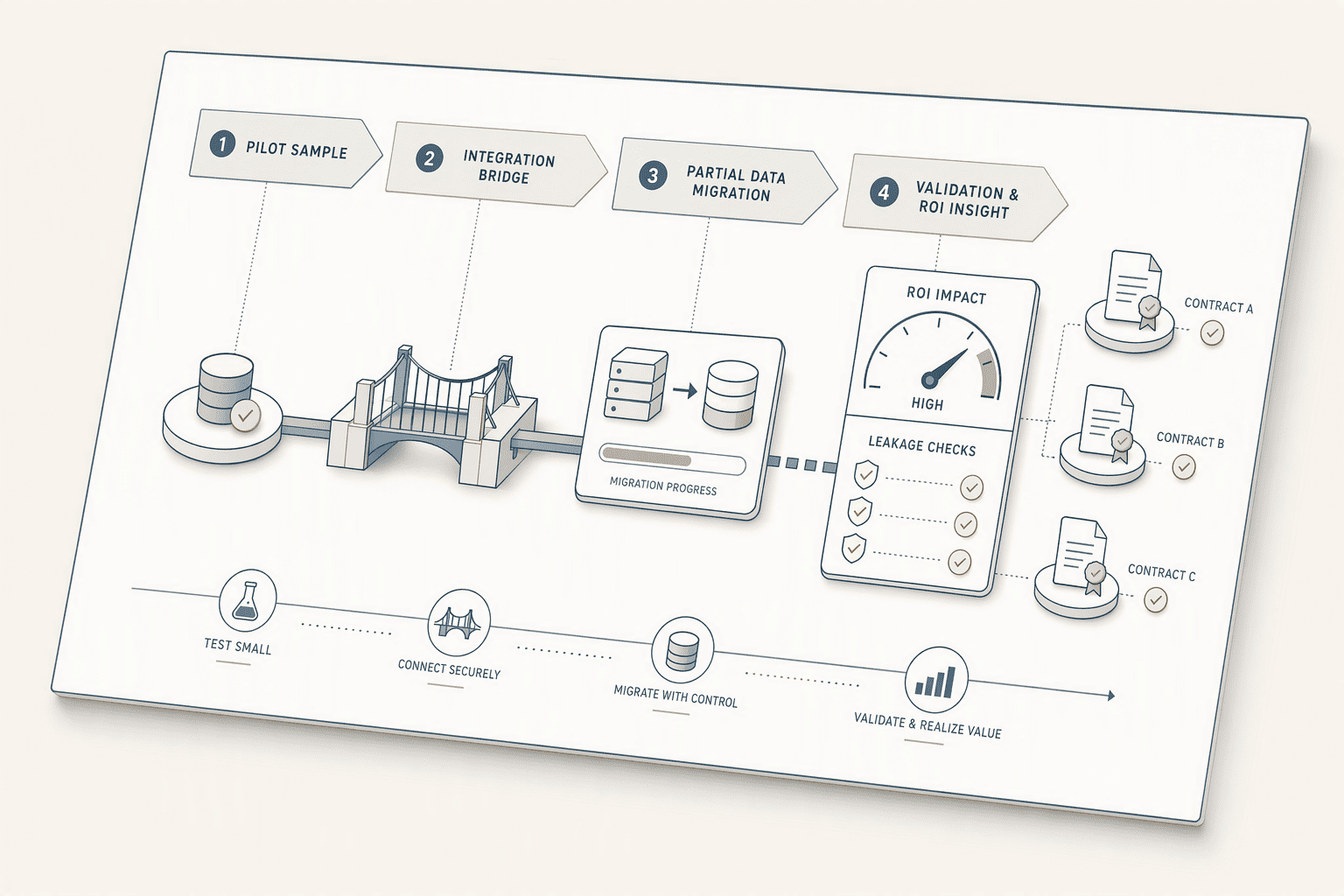 Illustration for: Implementation Considerations: Integration, Data Migration, and ROI Timelines