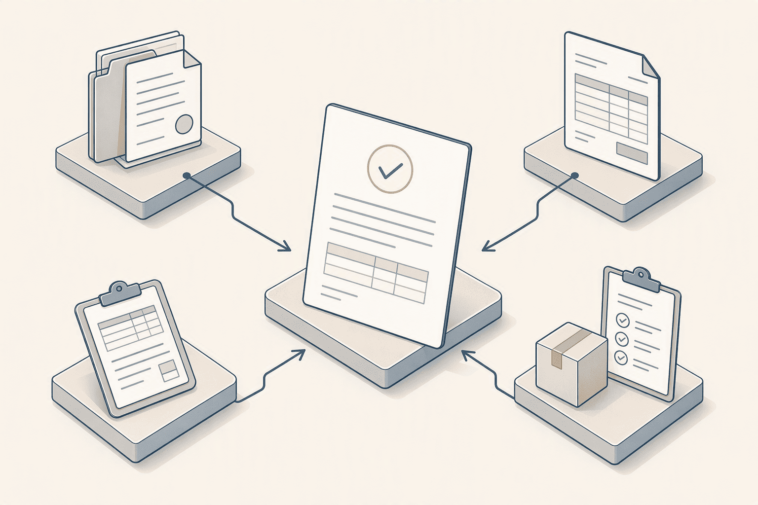 Illustration for Step 2: Centralize Contract Data with Your Invoice and Procurement Systems