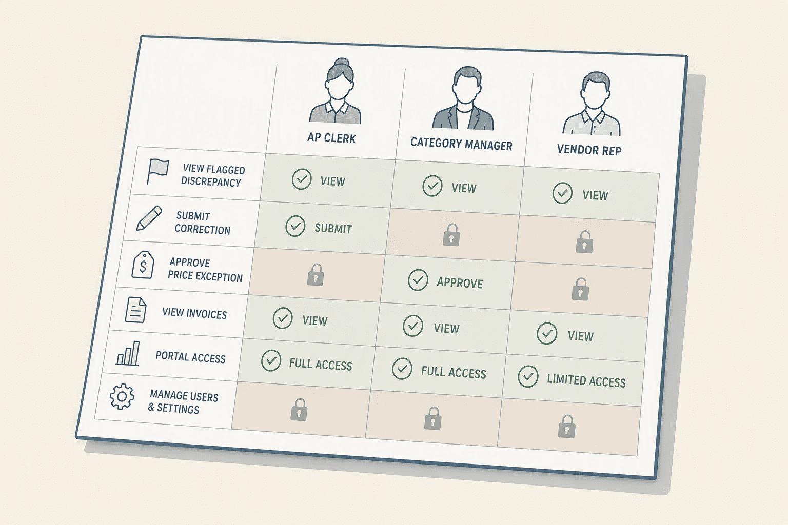 Illustration for Step 6: Implement Granular Role-Based Access for Secure Compliance Reviews