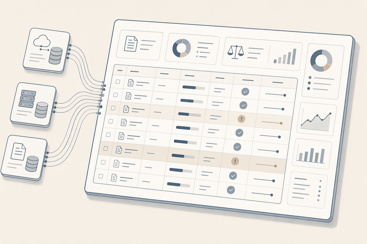 Illustration for 4. Zipt, real-time invoice-to-contract reconciliation dashboards for procurement