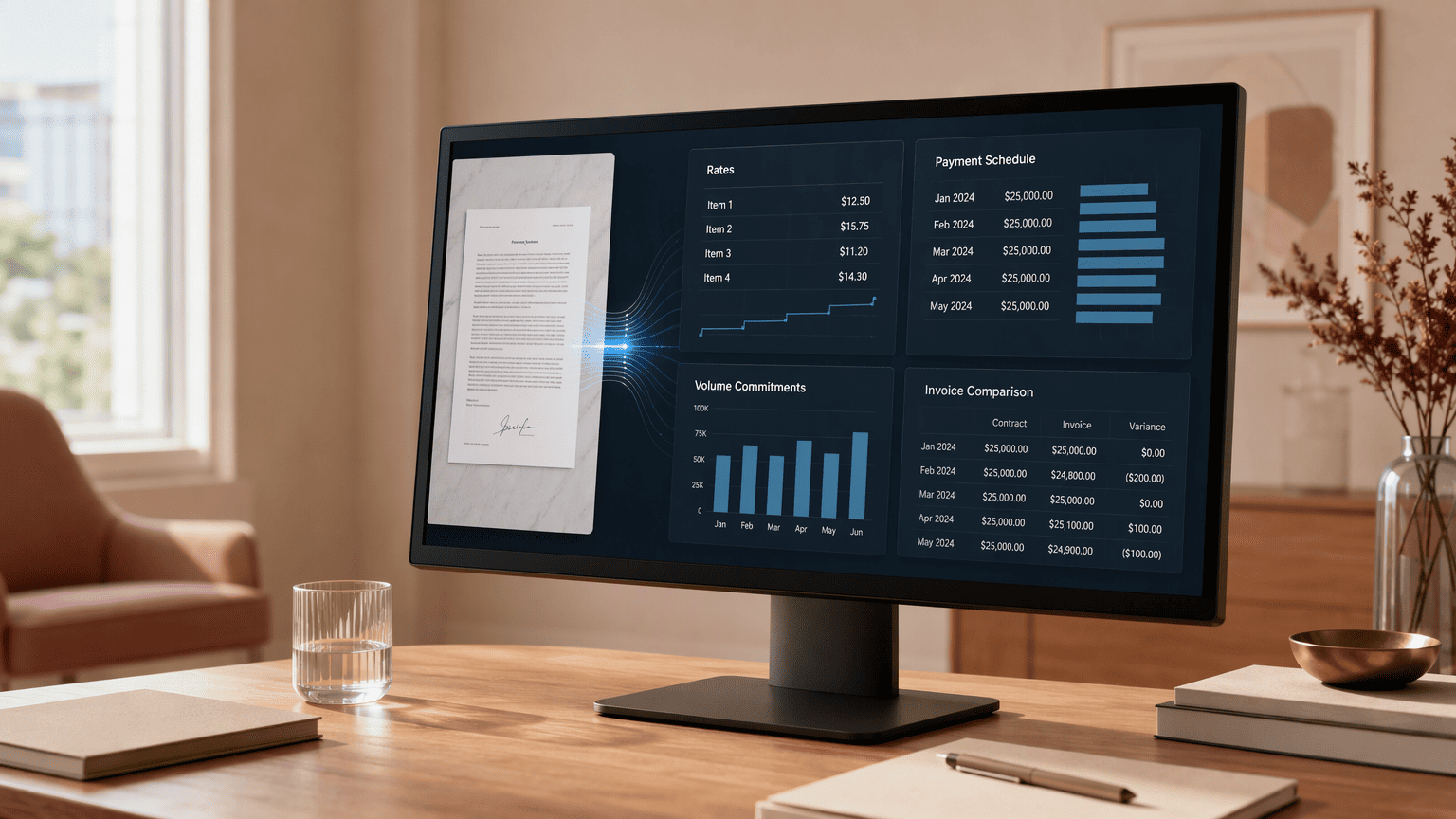 Illustration for 3. LinkSquares Finalize: AI-Powered Contract Management for Finance Teams