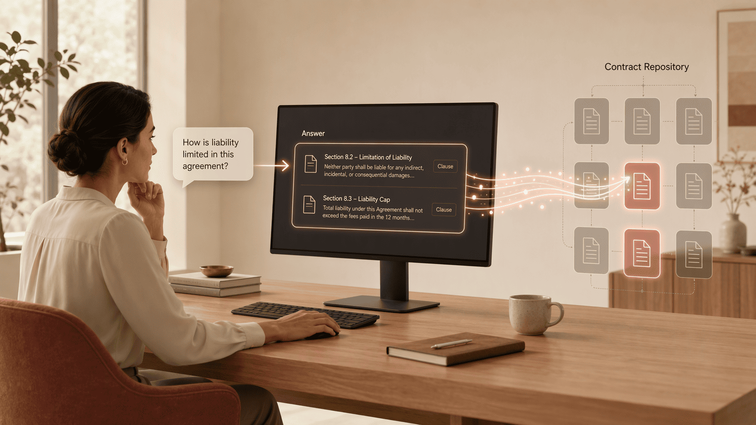 Illustration for 4. Evisort: The Enterprise-Wide Self-Service Query Engine