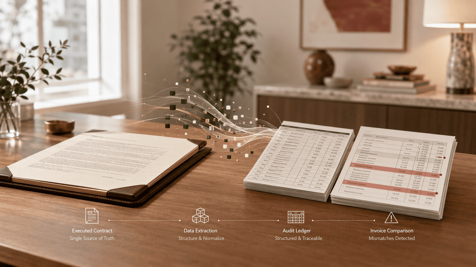 Illustration for 1. Contracts.ai, The Intelligence Layer for Post-Signature Spend Audit