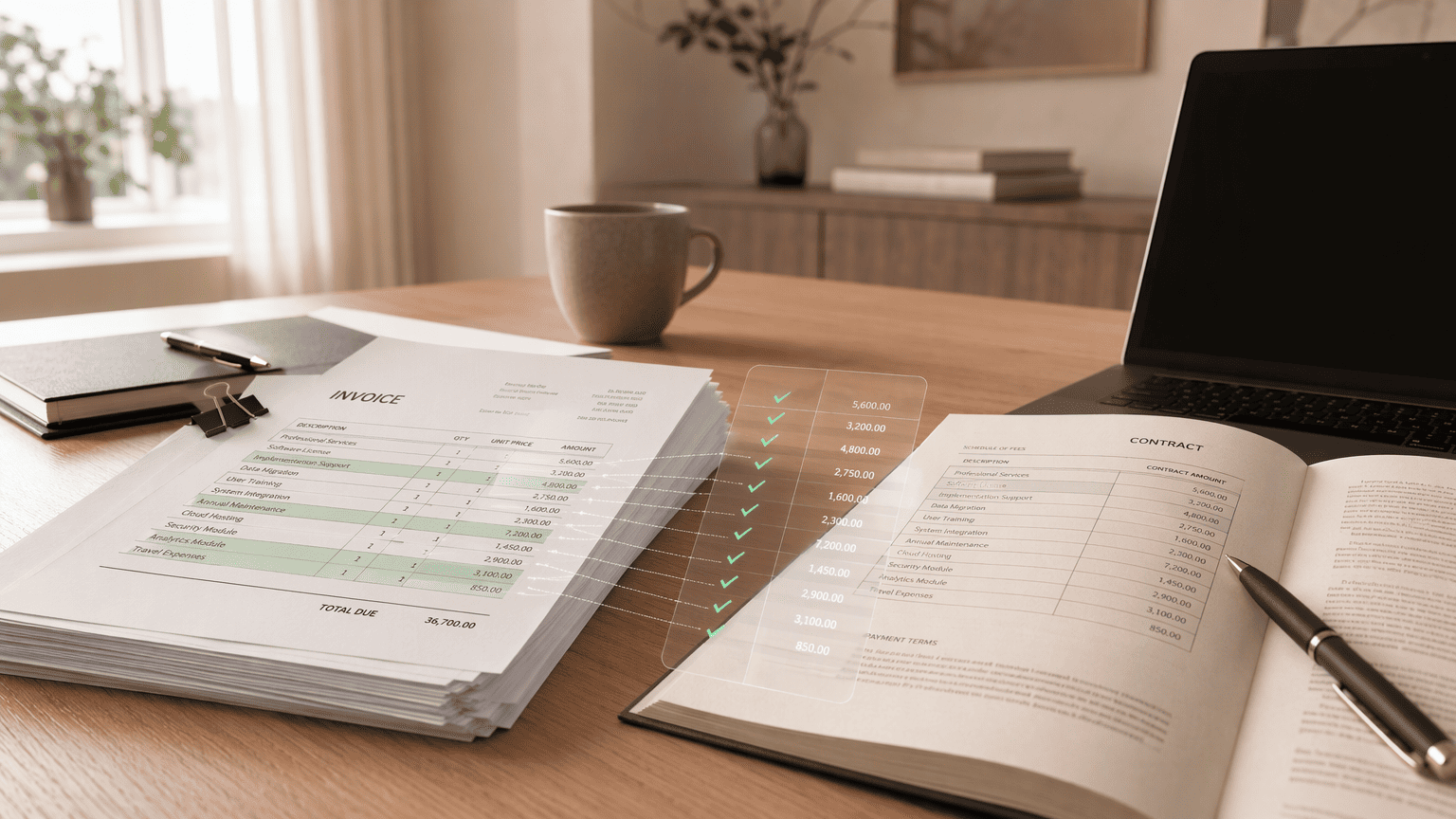 Illustration for What Is Automated Vendor Invoice Auditing Against Contracts?