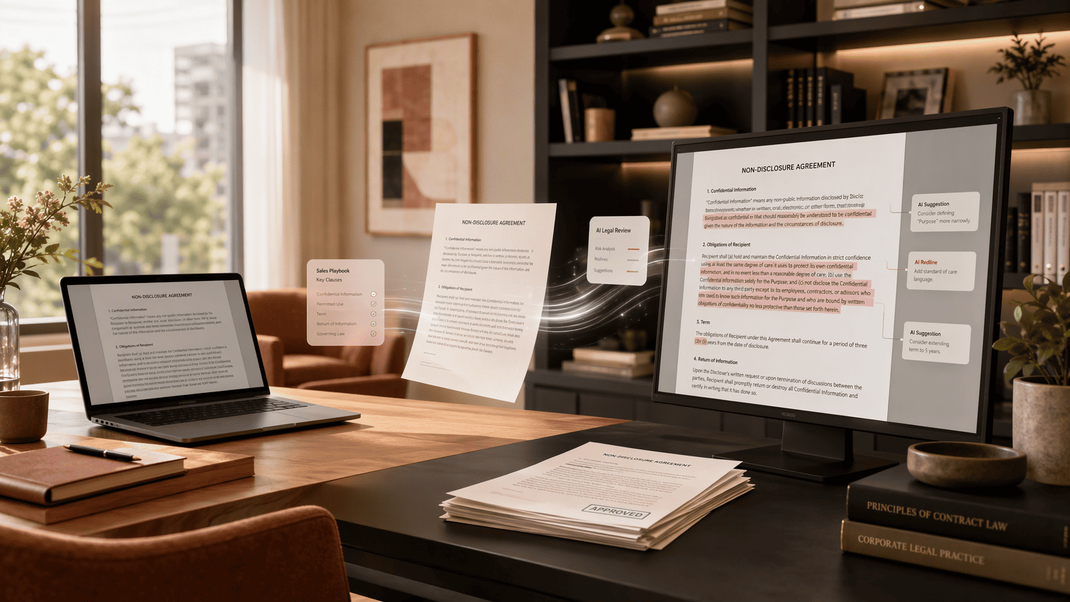 Illustration for 7. SpotDraft, Best for AI-Assisted Review with Focus on Sales-Legal Alignment
