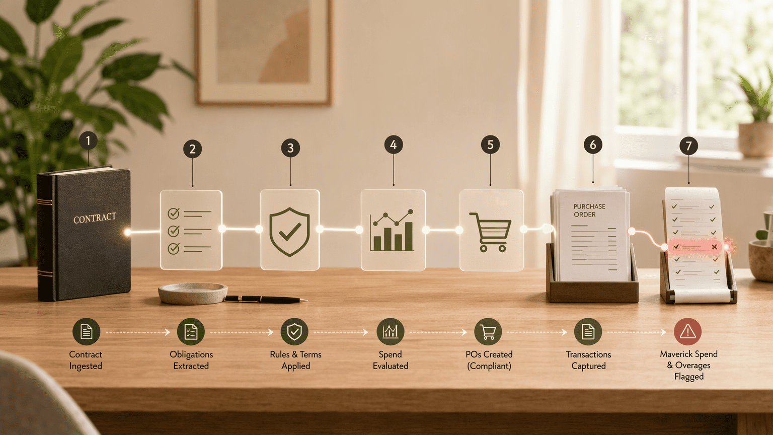 Illustration for 5. Spend Analytics Suites (Coupa, SAP Ariba), Connecting Contract Terms to Transactional Spend Data