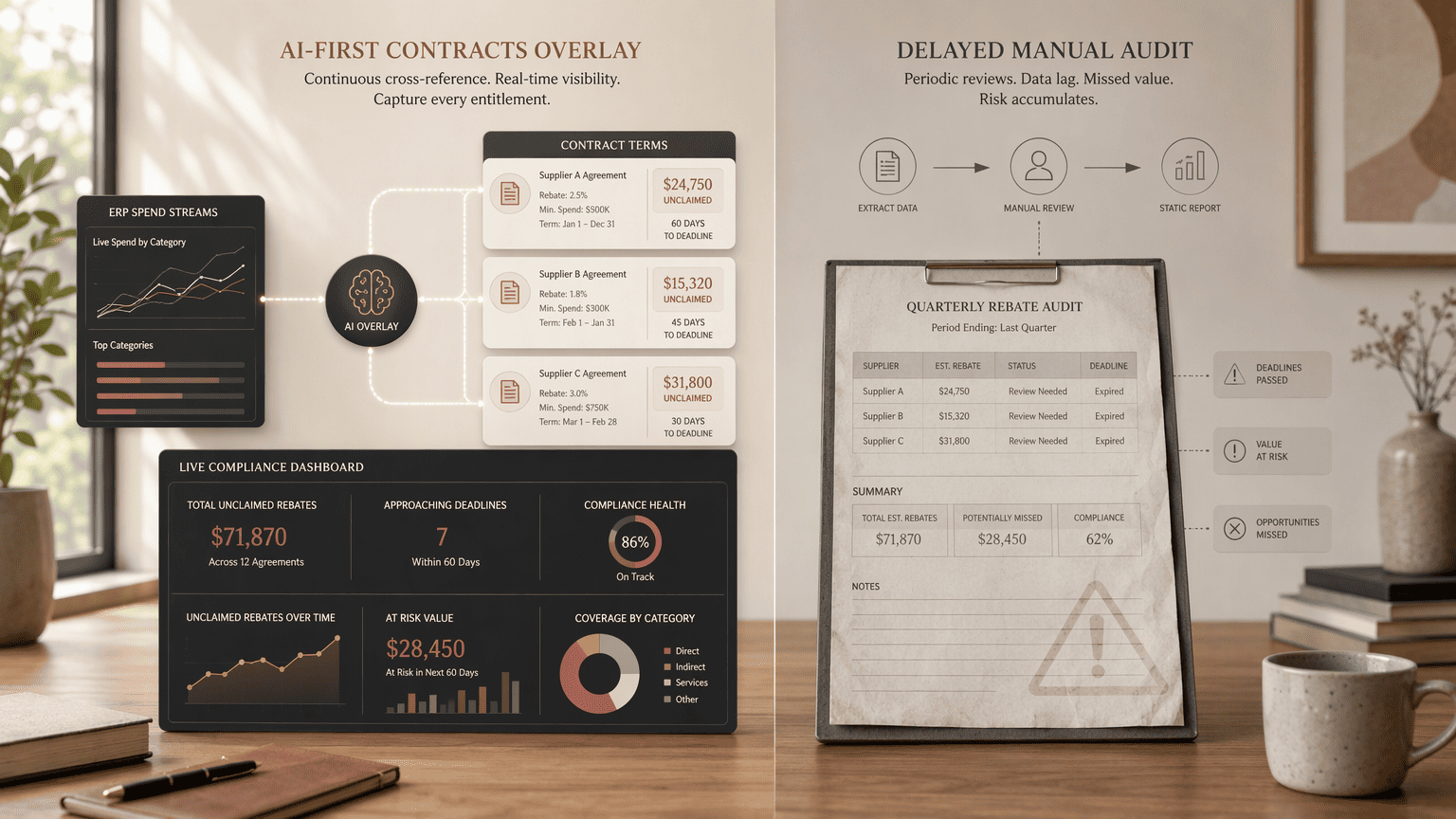 Illustration for 1. Contracts.ai: AI-First Extraction and Live Compliance Dashboard