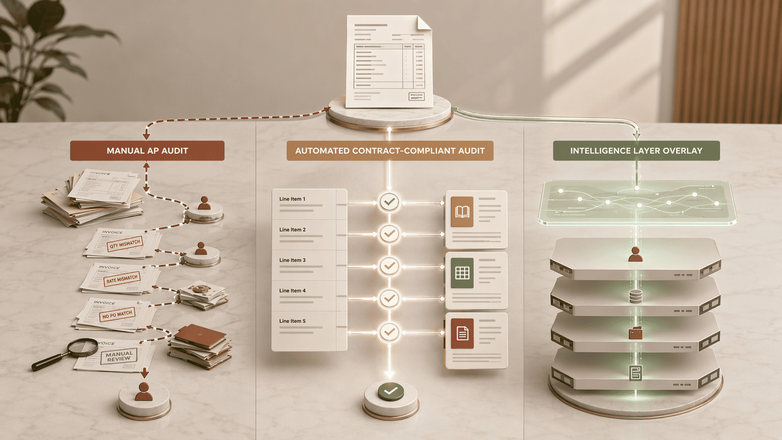 Illustration for The Direct Answer: Yes, Automated Contract-Compliant Invoice Auditing Exists