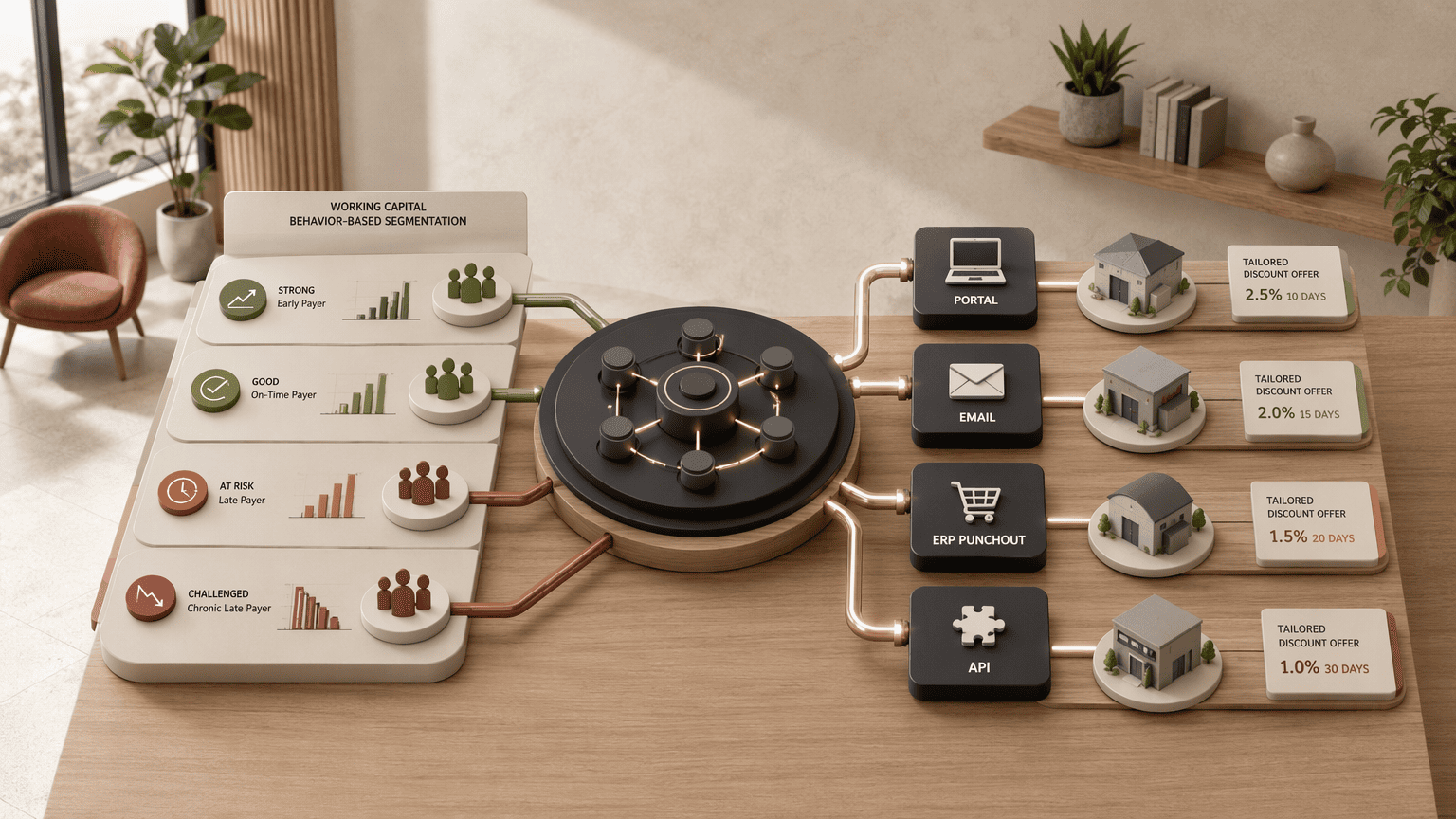Illustration for 4. Taulia, Working Capital Management Platform with Multi-Channel Automated Discount Offers