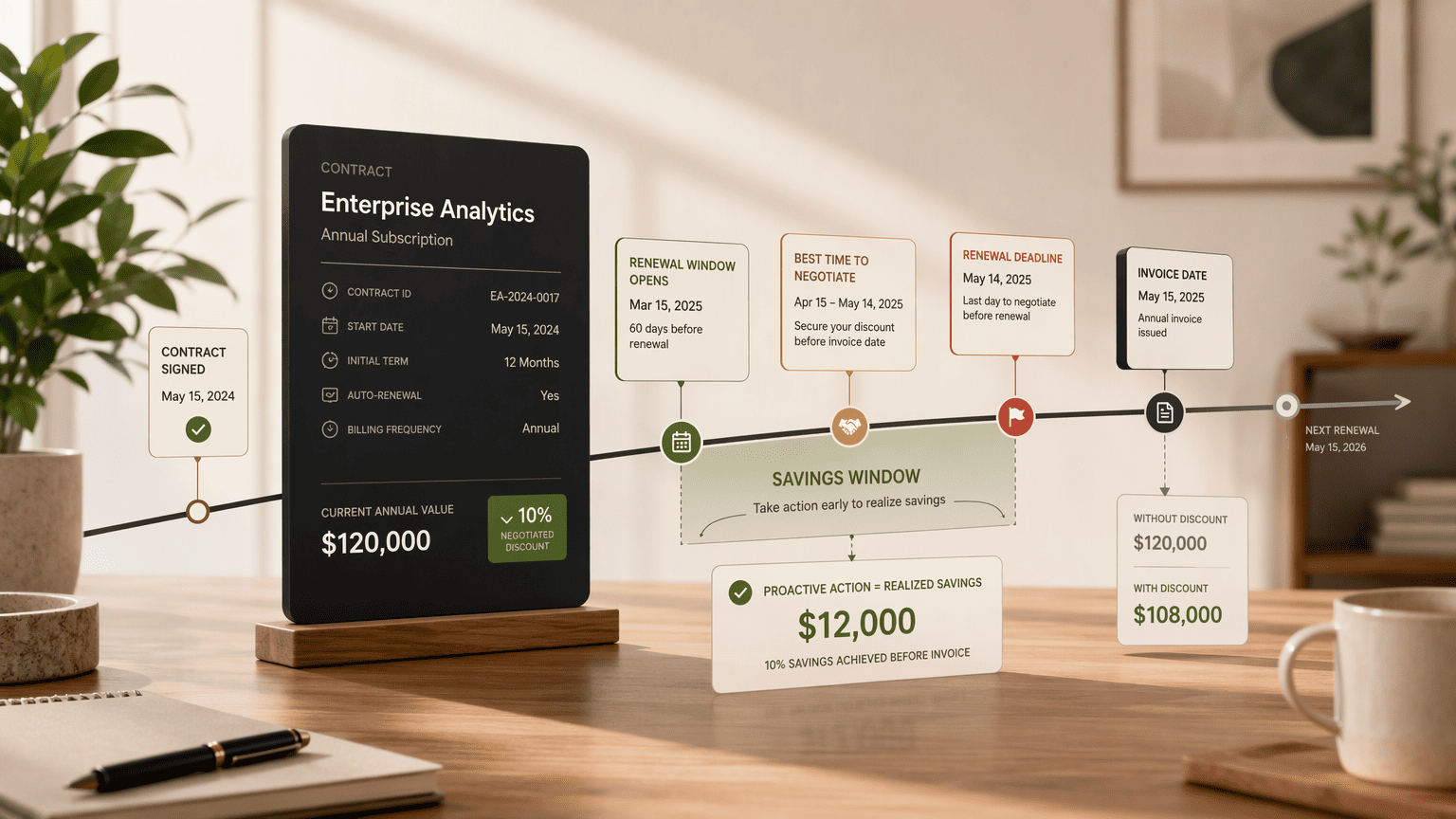 Illustration for 3. Tropic: SaaS contract intelligence surfacing renewal and pricing use