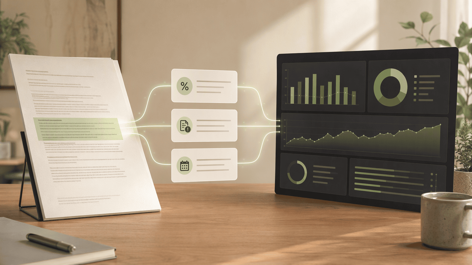 Illustration for 6. Evisort: AI-driven obligation extraction for working capital optimization