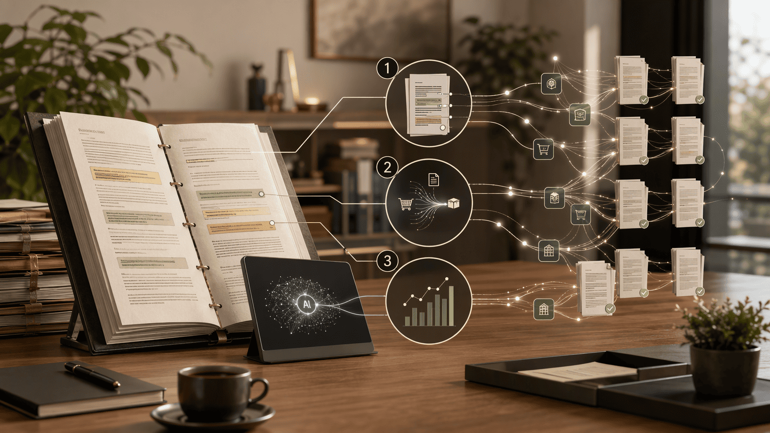 Illustration for 4. Icertis Contract Intelligence, Enterprise CLM with Rebate Management Copilots