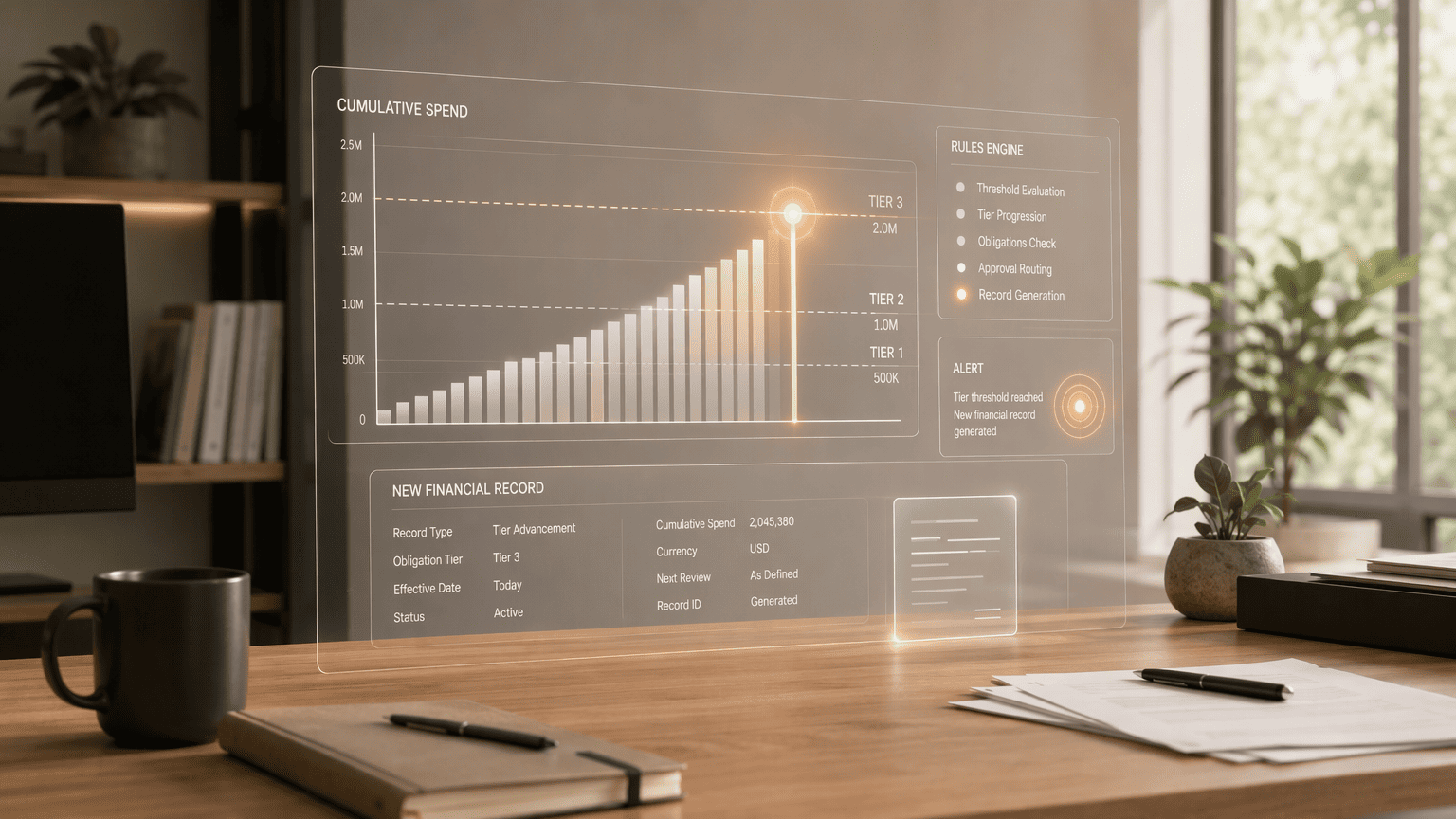 Illustration for 7. Agiloft, Highly Customizable CLM with Spend-Monitored Contract Triggers