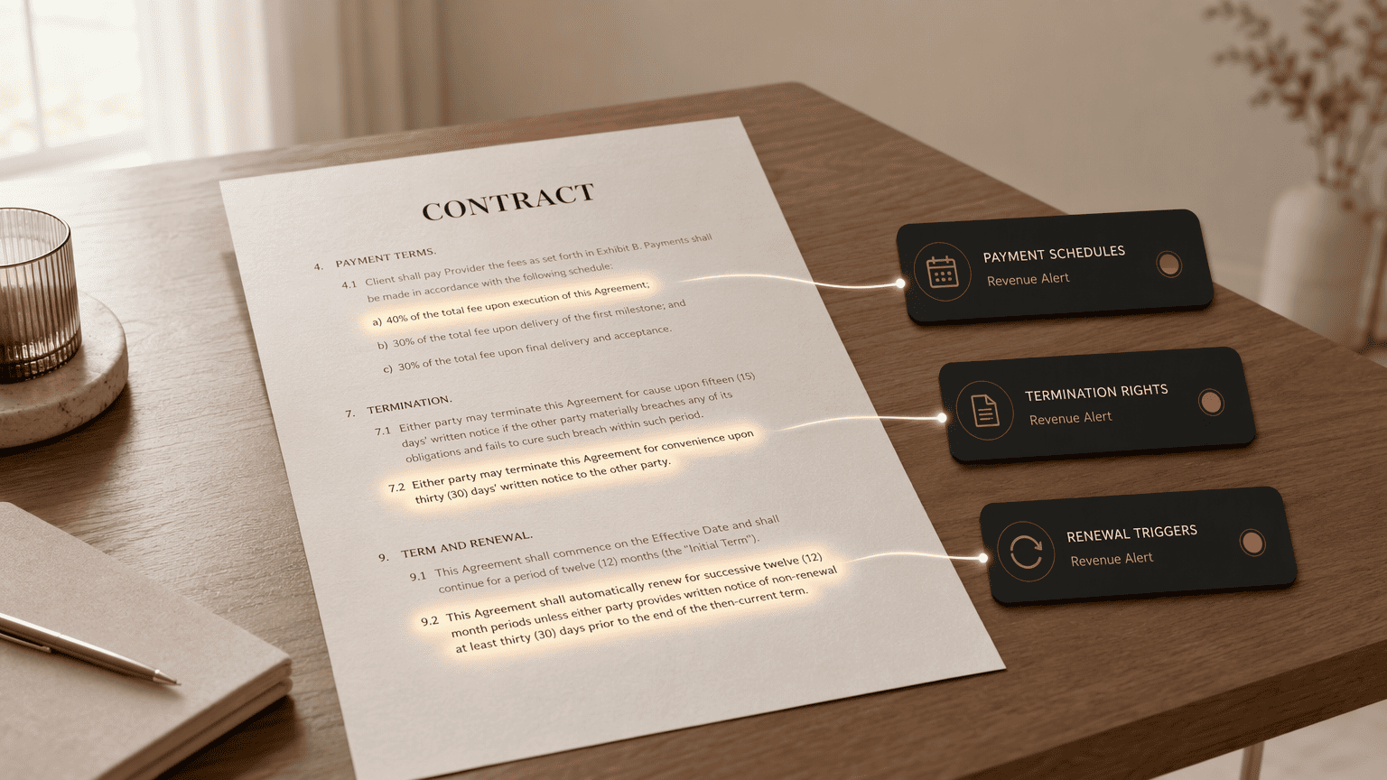 Illustration for 4. LinkSquares, Finalize Revenue Contracts with AI-Powered Key-Term Extraction