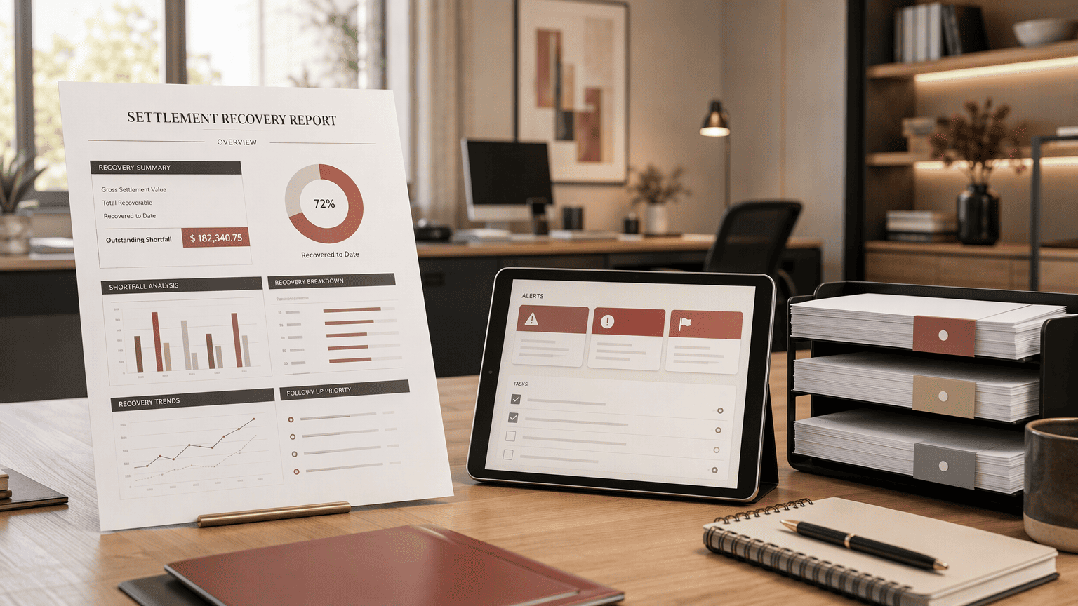 Illustration for Step 4: Act, Automate Settlement Reporting, Alerts, and Task Management