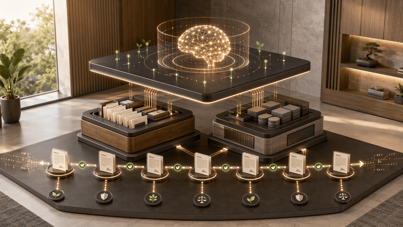 Illustration for Step 5: Harness an AI-Powered Intelligence Layer for Post-Signature Governance