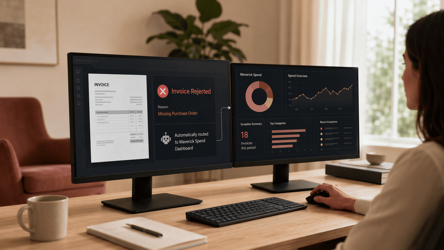 Illustration for Step 6: Enforce the Rules with Automated Controls and Budget-Holder Visibility