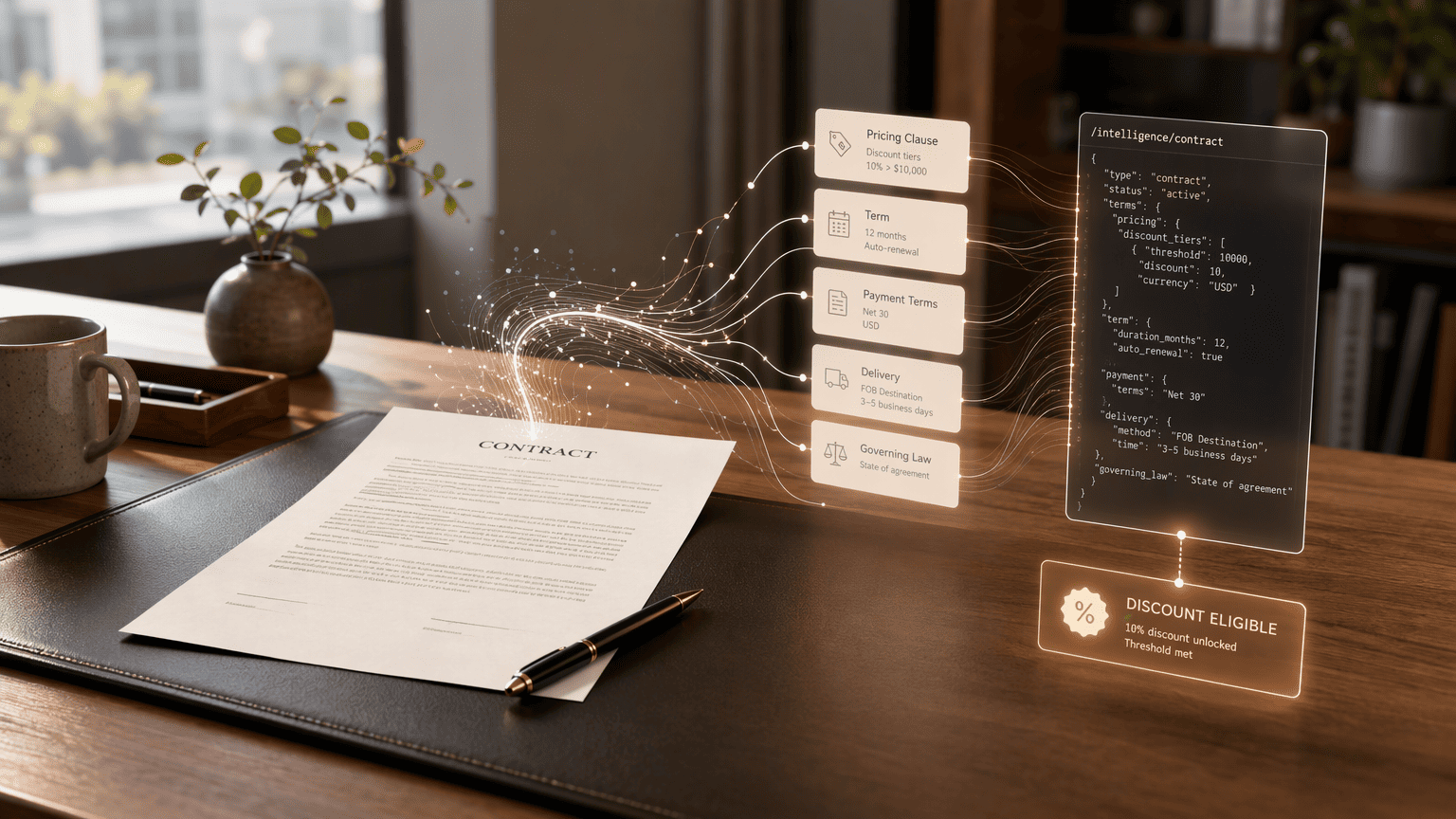 Illustration for 1. Contracts.ai: Full-Cycle Intelligence with Post-Signature Precision