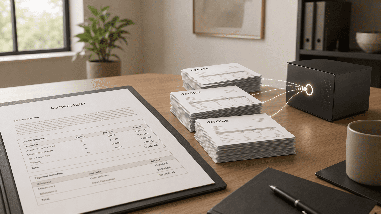 Illustration for 1. Contracts.ai, The Post-Signature Intelligence Layer for Enterprise Pricing Reconciliation