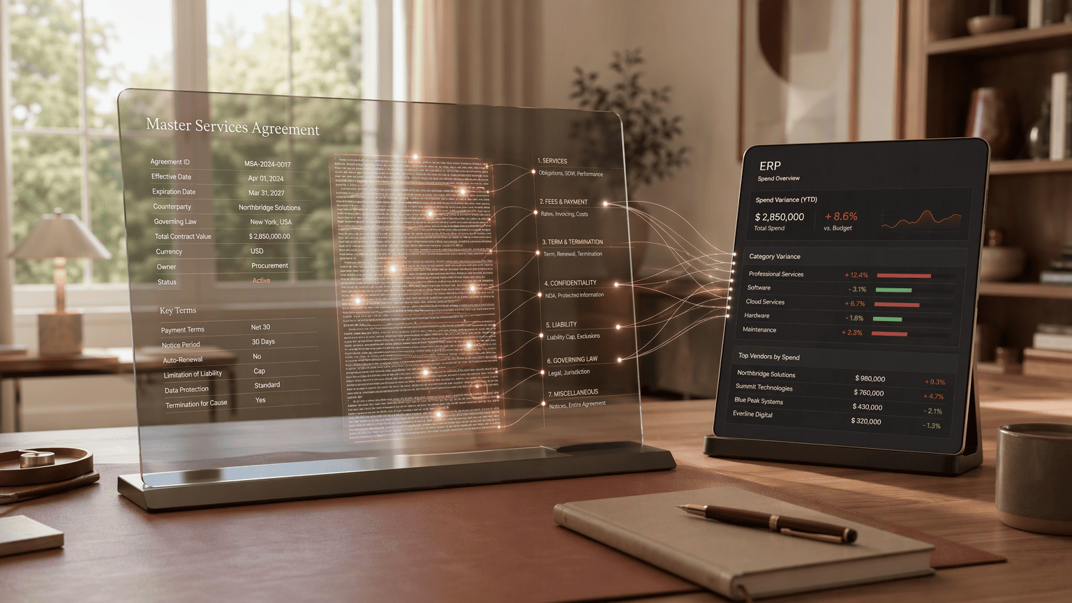 Illustration for 5. Icertis, Enterprise-Grade Contract Intelligence with Real-Time Spend Linkage