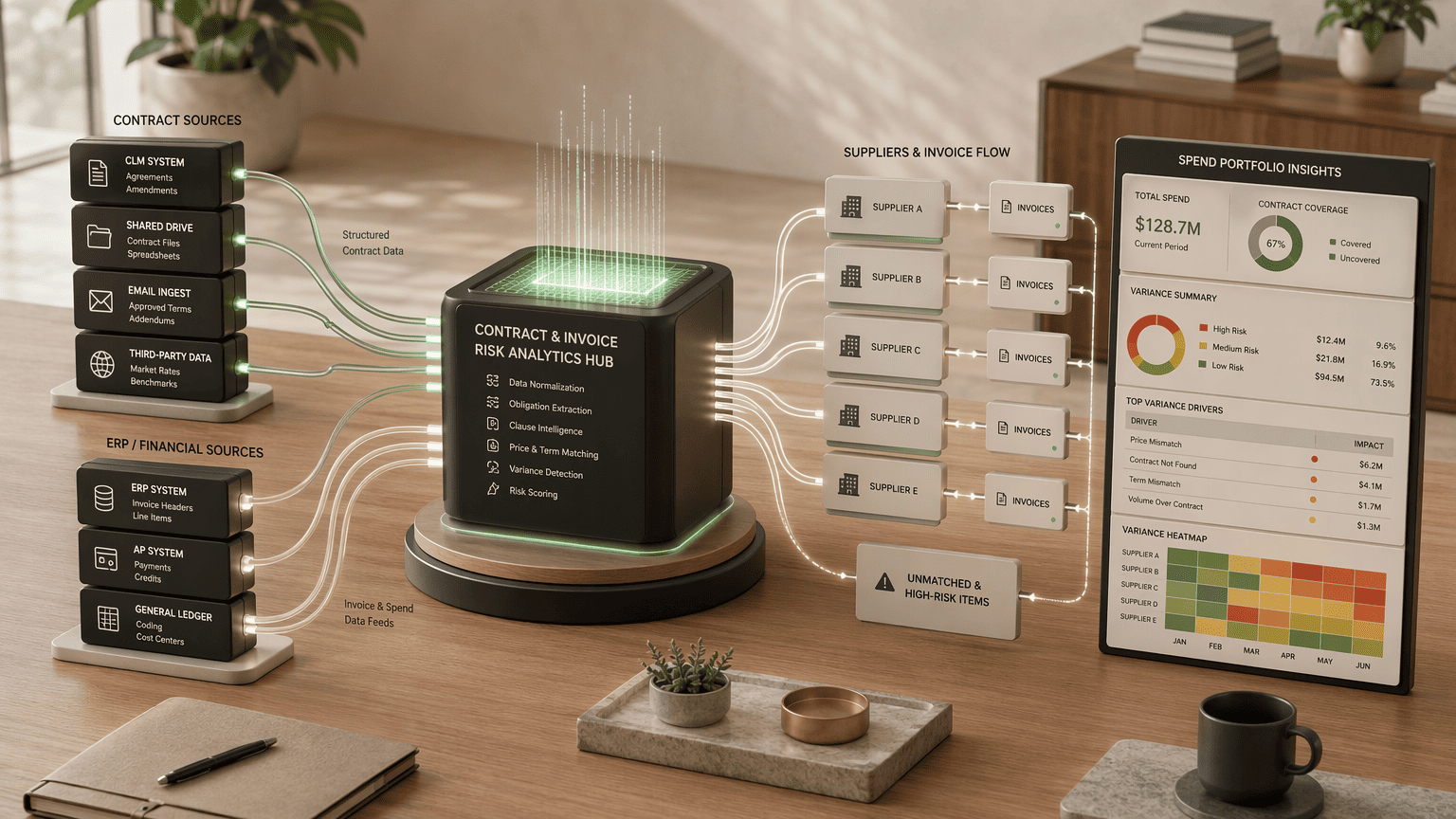 Illustration for 5. AuditBoard, Cross-Platform Contract and Invoice Risk Analytics