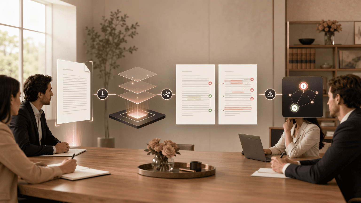 Illustration for 4. Evisort, AI-Powered Ingest and Deviation Flagging for Midsize Legal Teams