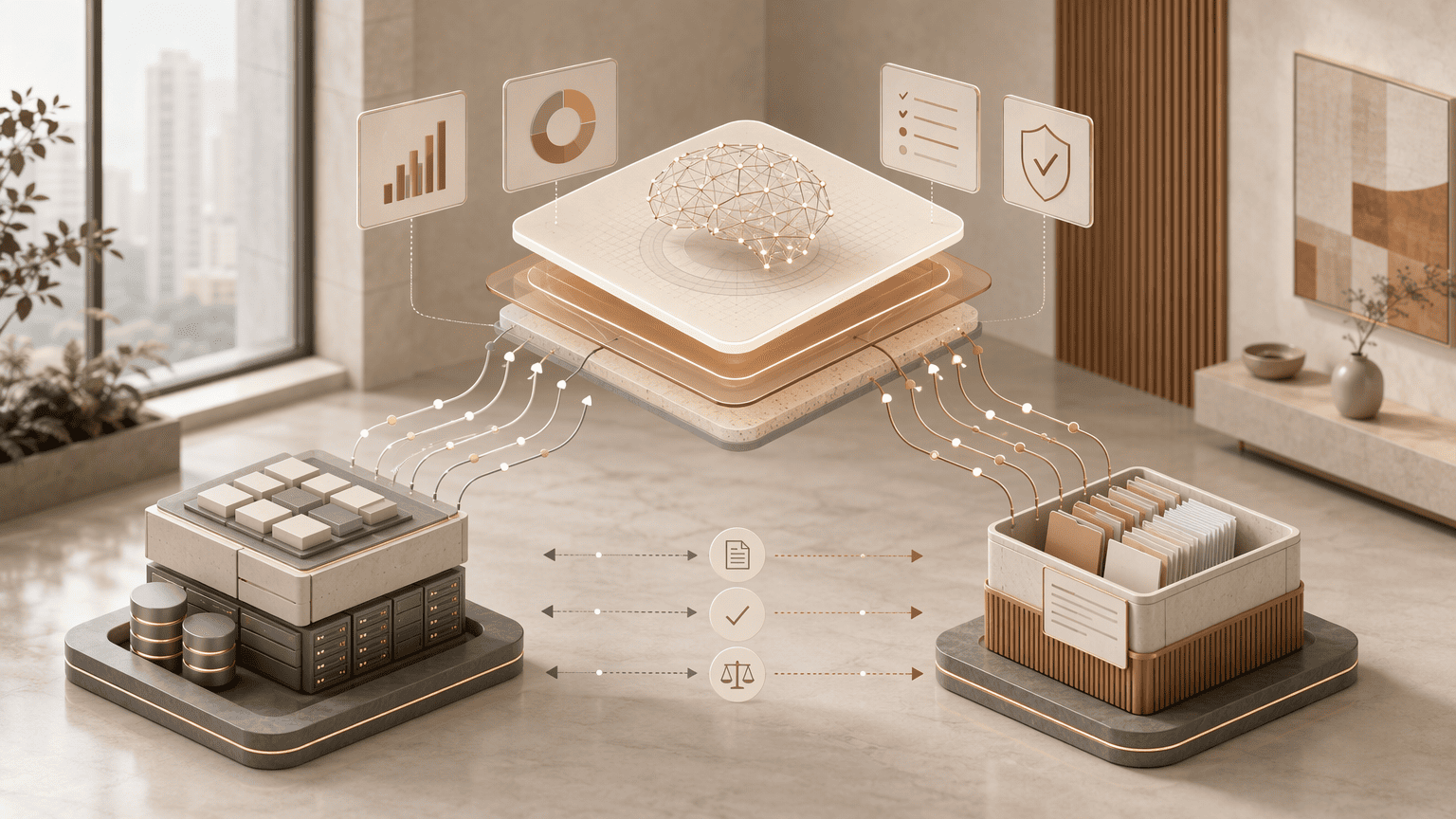 Illustration for Step 2: Deploy a Non-Disruptive AI Intelligence Layer Over Existing ERPs and Contract Repositories