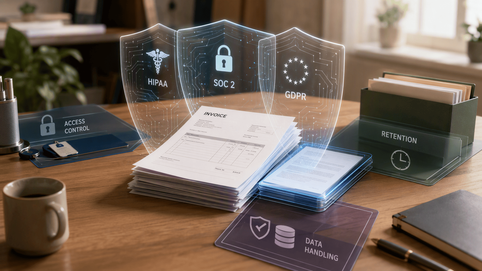 Illustration for Compliance-Ready Infrastructure: HIPAA, SOC2, and GDPR in Spend Auditing