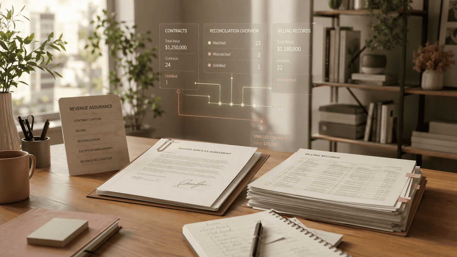 Illustration for 2. LedgerUp Ari: Automated Revenue Assurance
