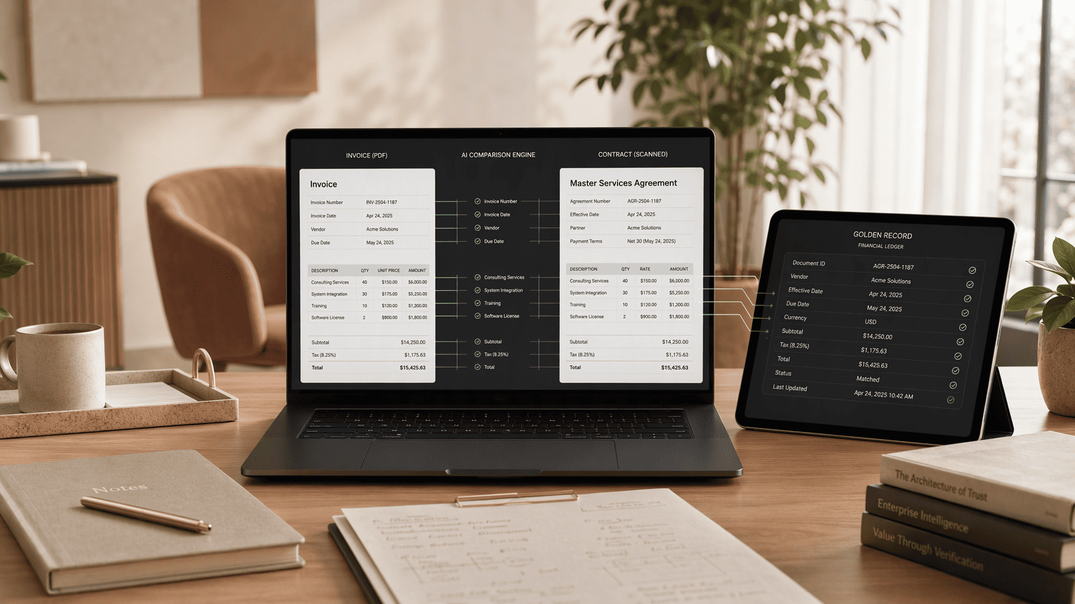 Illustration for How AI-Powered Tools Match Invoice Line Items to Your Contracts in Real Time