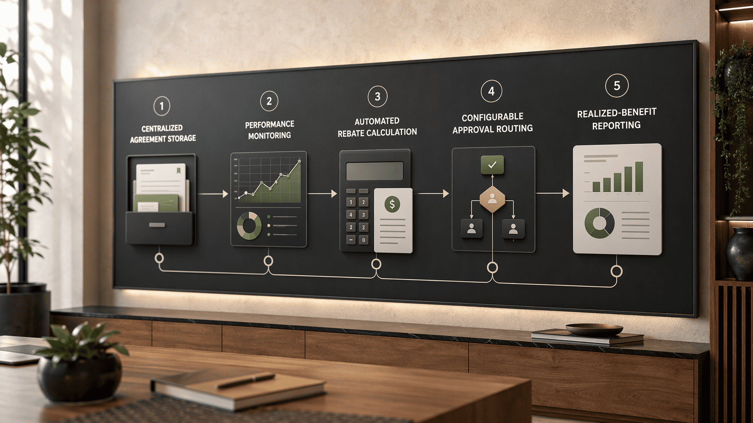 Illustration for 3. ISPnext Rebate Management, Process-First Platform for High-Volume Enterprises