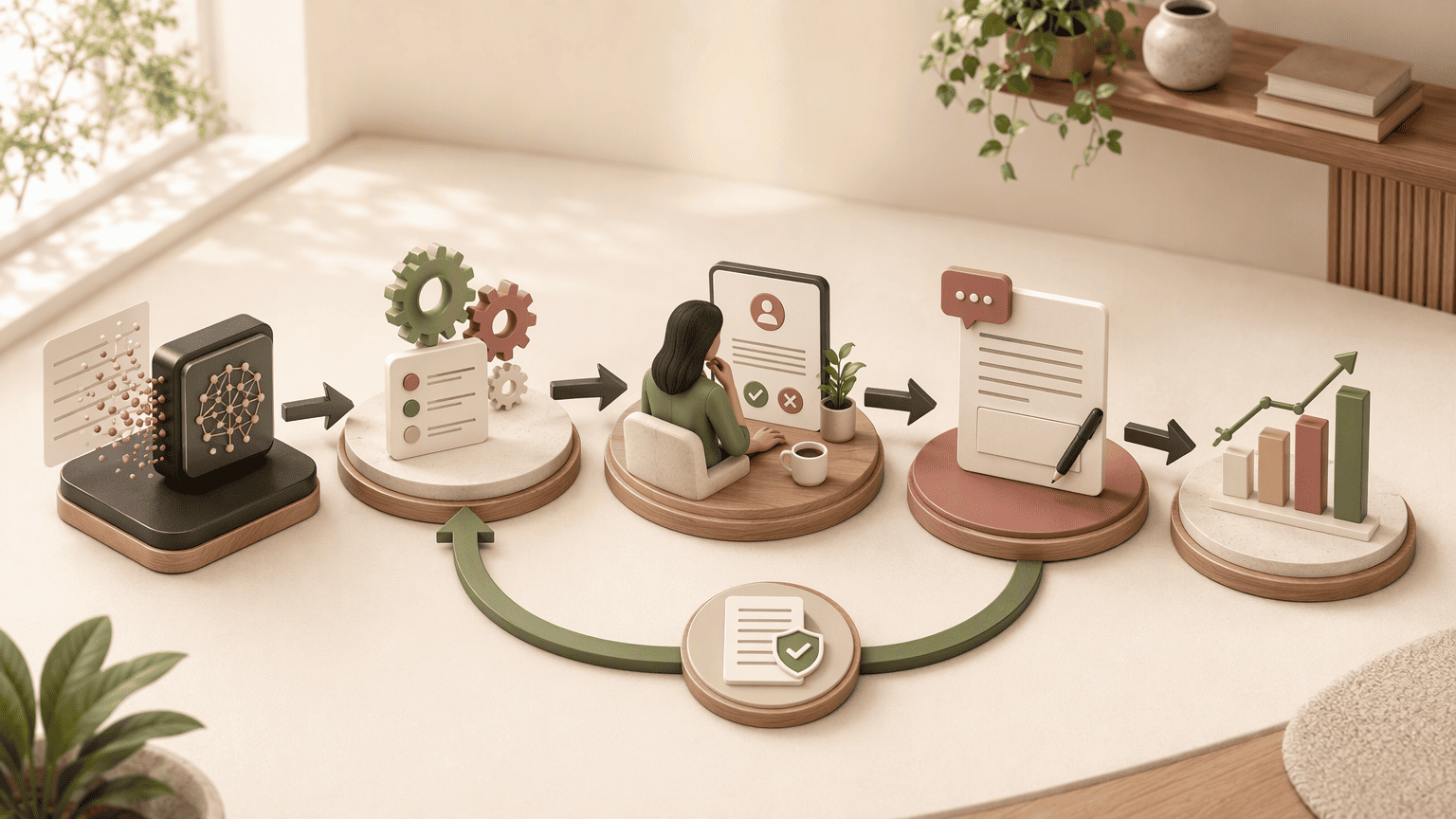 Illustration for Step 5: Establish a Human-in-the-Loop Governance Process for Exceptions